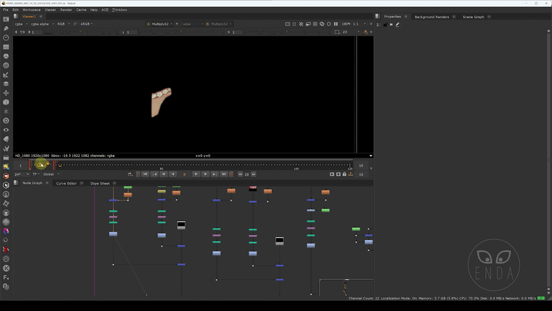 ENDA Episode 245→ The time when ENDA works on a Paint Out Shot (Part 16) Post image